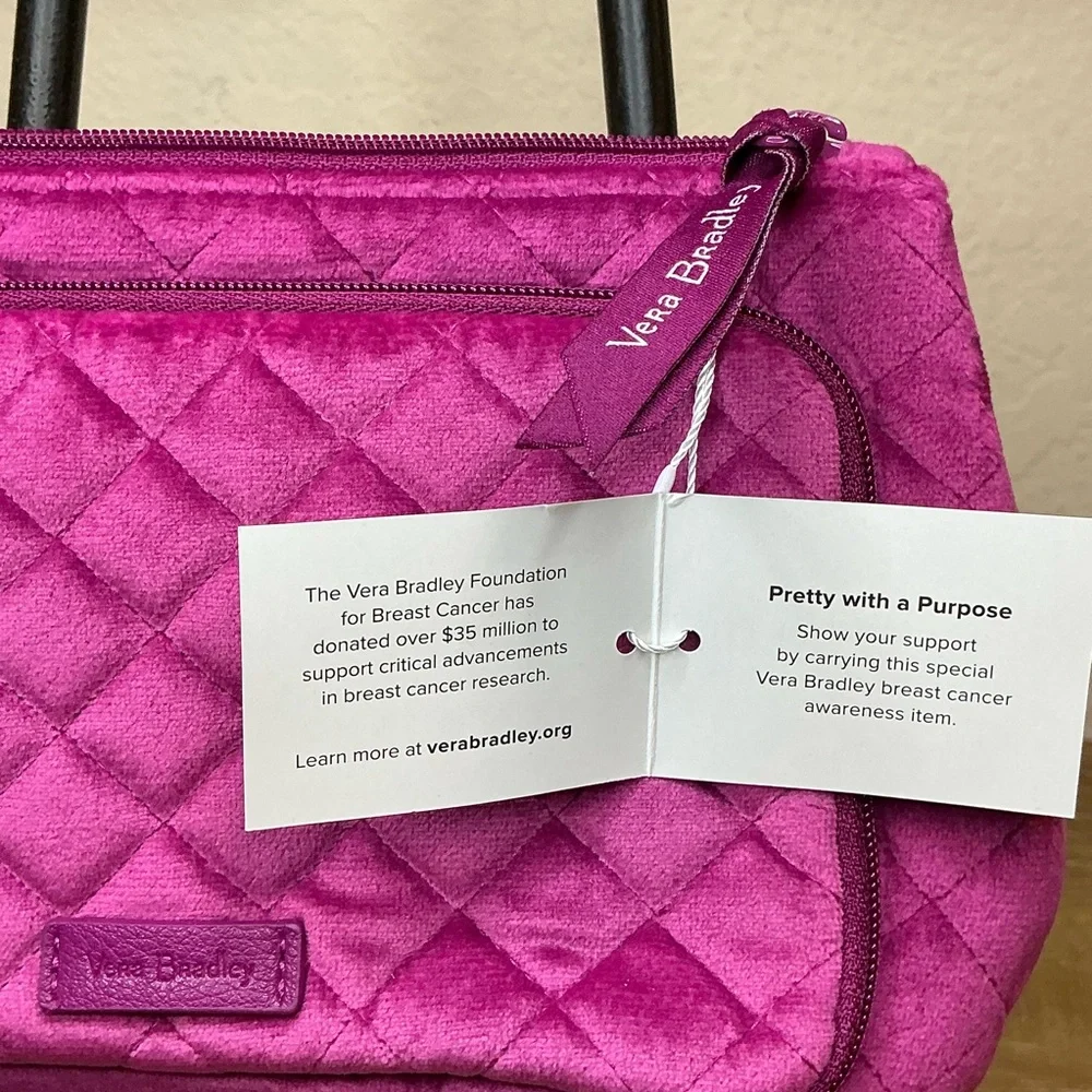 NWT Vera Bradley Majestic Magenta Compact Organizer
